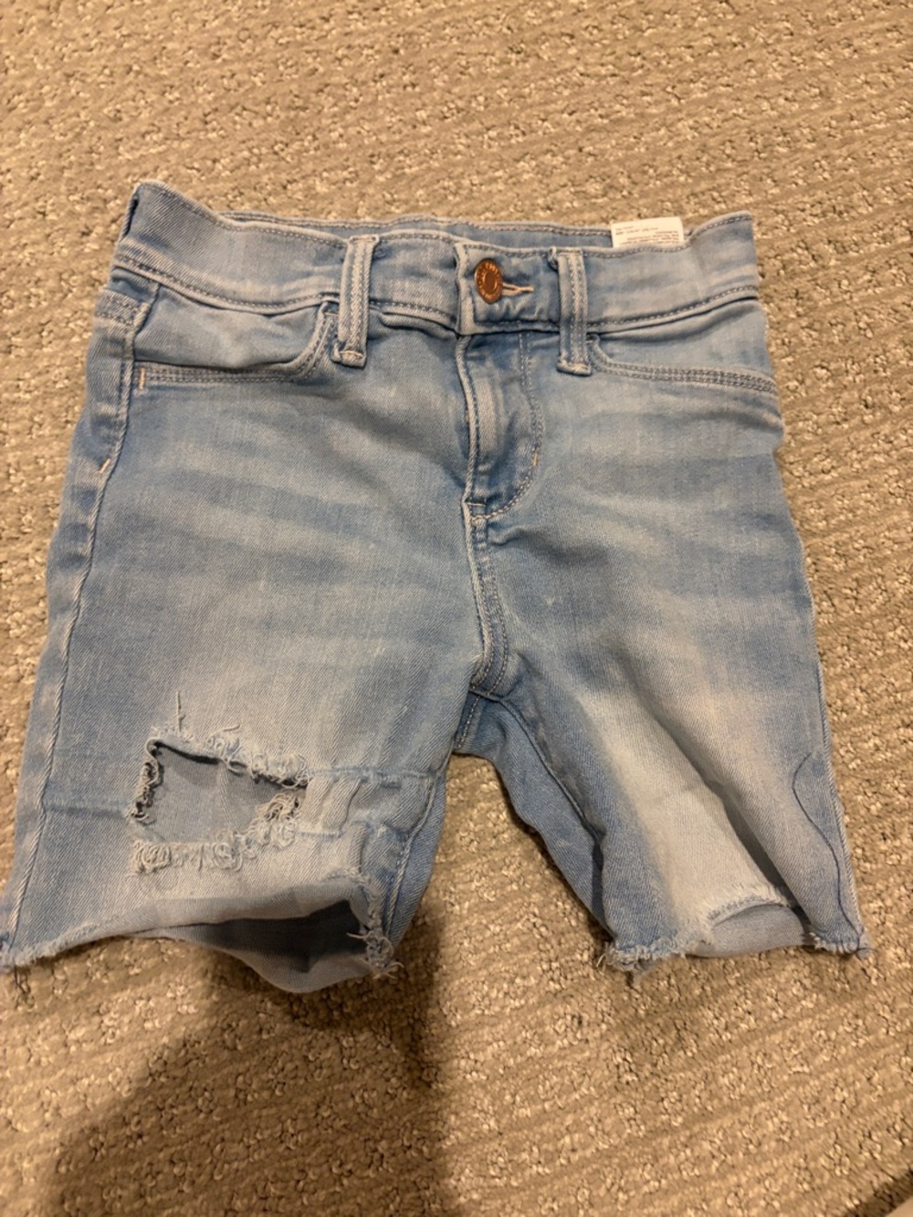 Old Navy Light Blue Ripped Denim Shorts